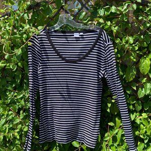 GAP Striped Long Sleeve Top